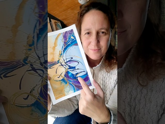 Vídeo relacionado con Feeby Impresión en Material Tejido no Tejido Modelo Glamour Abstracto 40x60 cm Imagen Moderno Imagen Gráfica Pasillo Retrato De Mujer Acuarela Multi