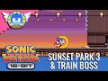 Sonic Triple Trouble 16 Bit Sunset Park 3 Train Boss