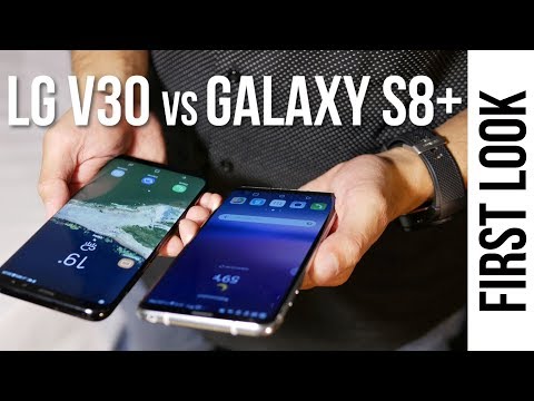 LG V30 vs Samsung Galaxy S8+, gemelli diversi in una prima comparazione video LG V30 vs Samsung Galaxy S8+, gemelli diversi in una prima comparazione video