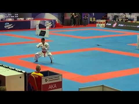 MARTIN MONTENEGRO IVAN(SPAIN) Kata Ohan Dai. Junior Kata R3-G1. World Karate Championship Konya 2022