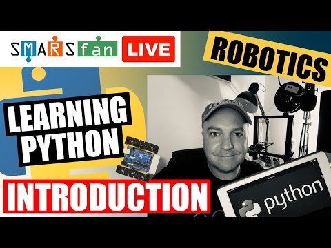 YouTube thumbnail for LEARNING PYTHON, INTRODUCTION, for Raspberry Pi Python Robots