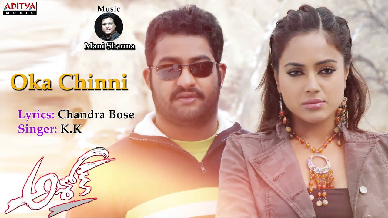 Oka chinni Navve Navvi Lyrics  | Ashok | NT Rama Rao, Sameera Reddy | KK | Mani Sharma