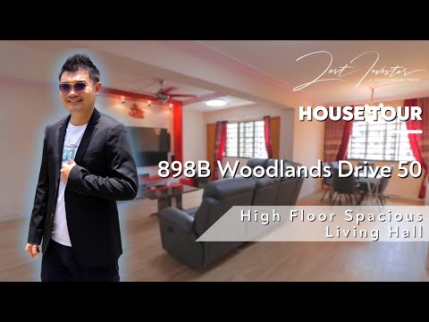 898b Woodlands Drive 50 Singapore - 5 Room Flat With A Big Living Hall [MUST WATCH]