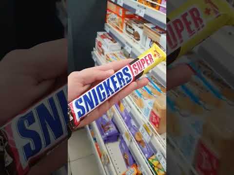 it's mini VS mega SNICKERS #shorts