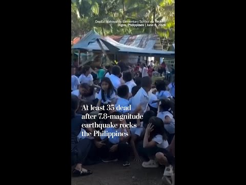 At least 35 dead after 7.8-magnitude earthquake rocks the Philippines
