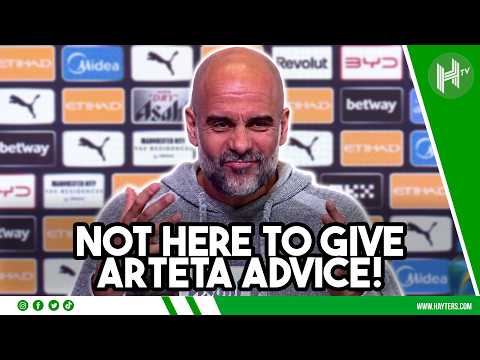 NO ADVICE for Mikel Arteta! | Pep Guardiola | Leeds v Man City