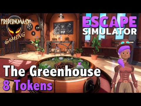 Escape Simulator : THE GREENHOUSE Steampunk DLC / 8 Tokens Location