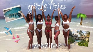 GIRLS TRIP TO ZANZIBAR| BAGS HELD HOSTAGE??, LUNCH ON A PRIVATE ISLAND