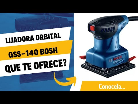 Miniatura del vídeo: Bosch GSS 140 (lijadora orbital 1/4 de hoja)