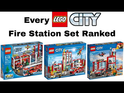Every LEGO City Fire Station Set Ranked (2005-2024)