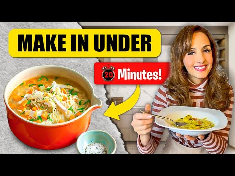 Immune Boosting LEBANESE CHICKEN NOODLE SOUP- Like a WARM HUG in Bowl!