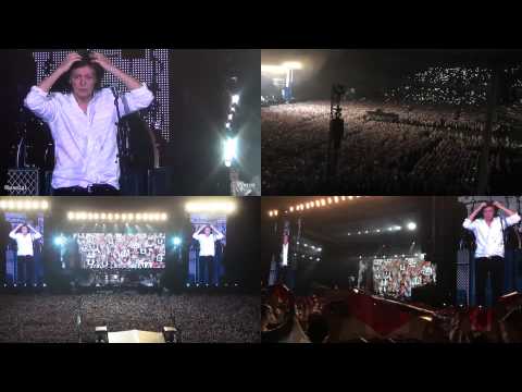 150502 Paul McCartney Out There tour in Seoul 'HeyJude + Reprise' 4 ways