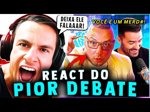 SUPER XANDÃO SE IRRITA AO REAGIR AOS MELHORES MOMENTOS DO DEBATE DO MC SMITH VS ARTHUR DO VAL