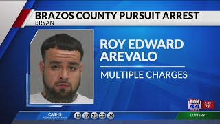 Brazos County Pursuit Arrest