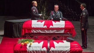 CBC News Special: Regimental funeral for two Fredericton police officers video