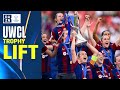 Barcelona Hoist The UEFA Women's Champions League Trophy 🏆