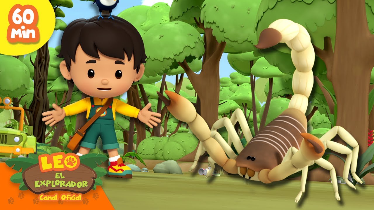 ¡CUIDADO CON LA PICADURA VENENOSA DEL ALACRÁN 🦂 | Peligros Mortales | Leo, El Explorador | Animación