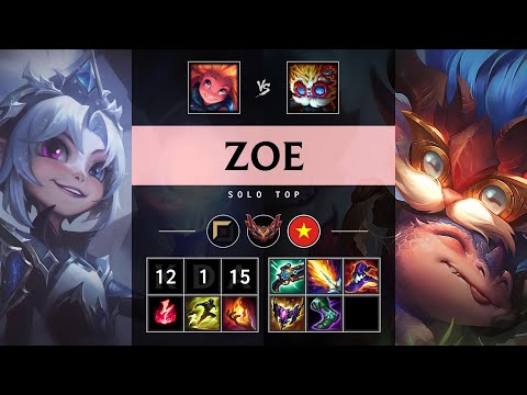 Zoe Top vs Heimerdinger - VN Grandmaster Patch 25.10