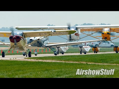 Oshkosh at its Busiest! Rapid-Fire Departures - Saturday Part 2 - EAA AirVenture Oshkosh 2021