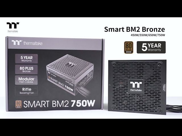 Thermaltake Smart BM2 650W 80 Plus Bronzo video