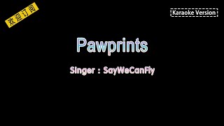 SayWeCanFly-Pawprints (Karaoke lyrics Version)