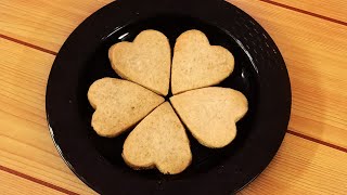 Heart Shaped Cookies (without oven) | Tasty and Yummy Cookies | Easy Cookie Recipe