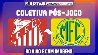 CAPIVARIANO X MIRASSOL- COLETIVA PÓS-JOGO | PAULISTÃO CASAS BAHIA 2026