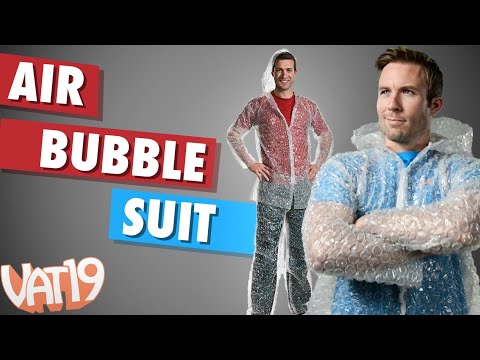 Air Bubble Suit: Costume made from real bubble.