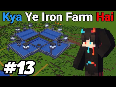 Insane Iron Farm Glitch!? Minecraft Survival #13