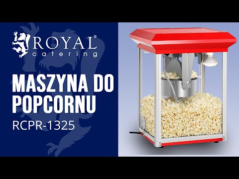 Video produktu  - Maszyna do popcornu - 1350 ml - 8 oz