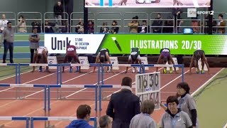 Meeting de Mondeville 2018 : Jarret Eaton en 7''54 sur 60 m haies Meeting de Mondeville 2018 : Jarret Eaton en 7''54 sur 60 m haies