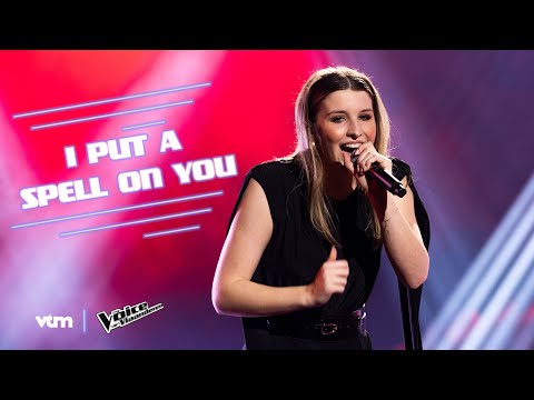 Mette-Marie - 'I Put A Spell On You' | Liveshows #1 | The Voice van Vlaanderen | VTM