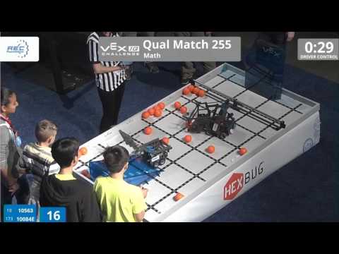 VEX Worlds 2016 - VEXIQ Middle School - Math - Qual 255 (10563 10084E) 93