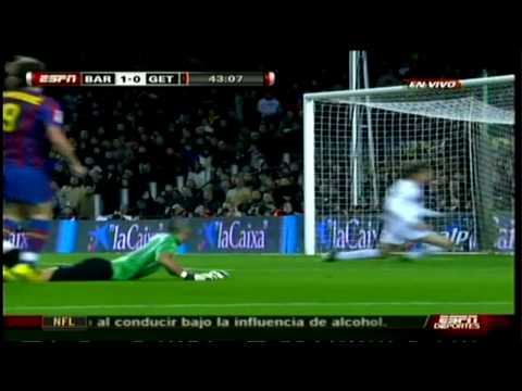 Barcelona 2-1 Getafe  [ 02-06-2010 ] liga BBVA LFP Jornada Fecha 21 HD Videos de Futbol
