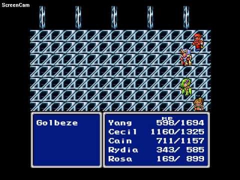 Let's play Final Fantasy 4 part 32 Rydia's back