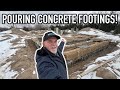Is It Too Cold To Pour Concrete Walls 200 Acre Home Build Ep 2