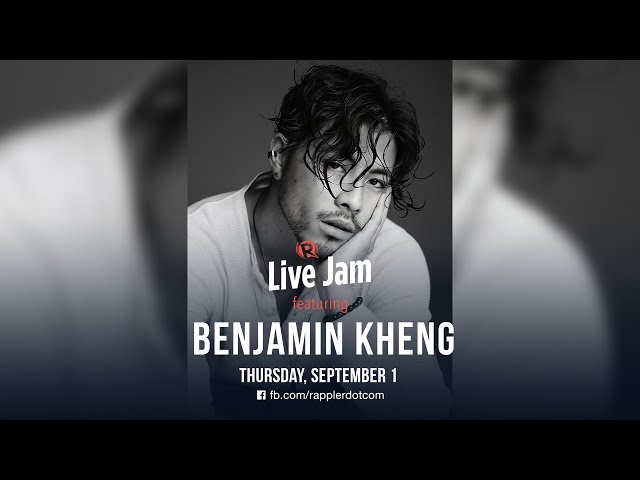 [WATCH] Rappler Live Jam: Benjamin Kheng