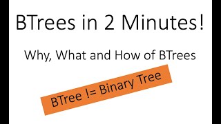 Data Structures - BTrees