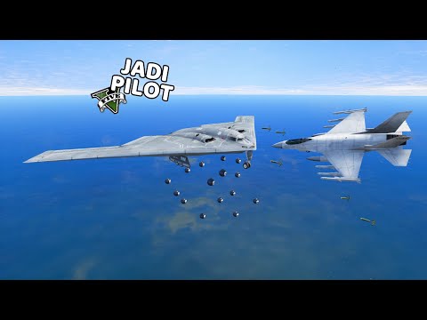 KONVOI DAN PERANG PESAWAT - GTA 5 MOD