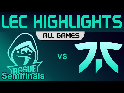 RGE vs FNC Highlights ALL GAMES Semifinals LEC Spring Playoffs 2022 Rogue vs Fnatic by Onivia