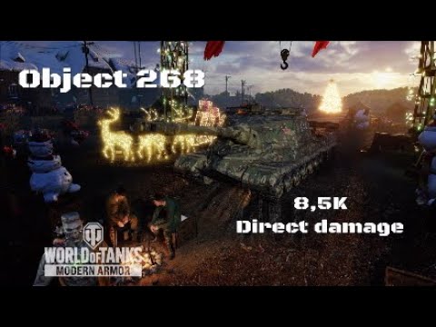 Object 268 in region artica:8,5K direct damage :Wot console - World of Tanks