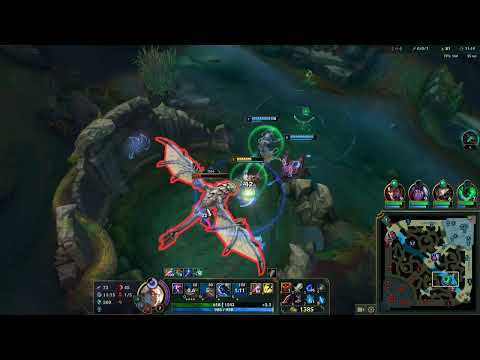 skyinthese4 - Kayn (blue) vs Fiddlesticks Jungle Patch 13.10 - Kayn Gameplay