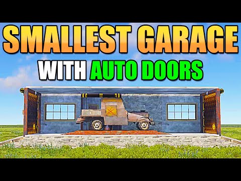 The Smallest Auto Door Garage Base Possible in RUST