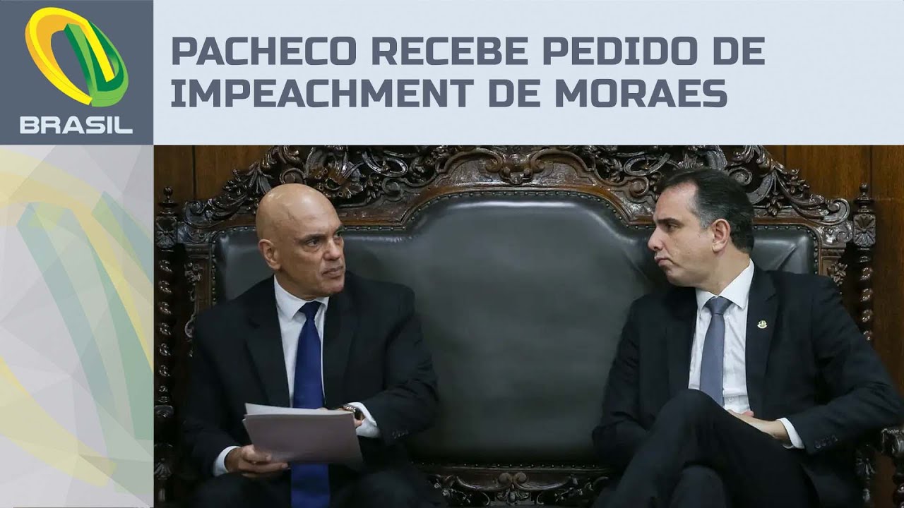 Oposição apresenta pedido de impeachment de Alexandre de Moraes a Rodrigo Pacheco