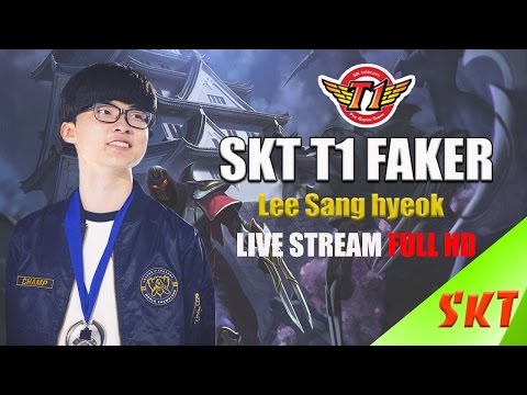 SKT T1 Faker Live Stream   (페이커)- 페이커-방송 [SK Telecom T1 ] League of legends