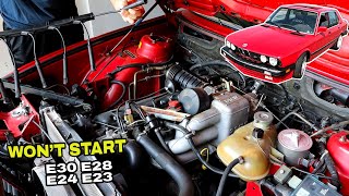 BMW E28 535is Misfire at Low RPM – Fixing It (Ignition Wiring Replacement)