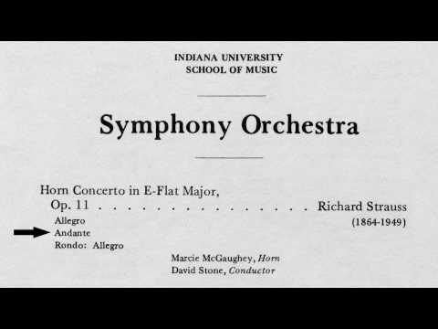 Richard Strauss: Horn Concerto #1 in E-flat, Op. 11, movement 2/3