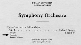 Richard Strauss: Horn Concerto #1 in E-flat, Op. 11, movement 2/3