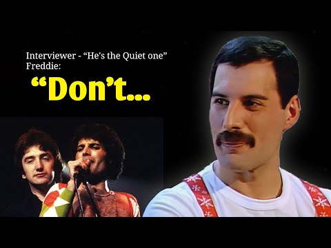 Watch How Freddie Mercury Beautifully Defended John Deacon When He Was Called "the Quiet One"