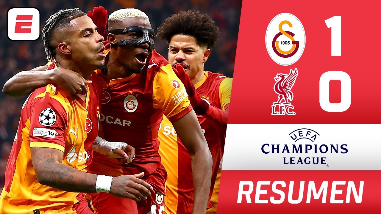 GIGANTE TRIUNFO del GALATASARAY 1-0 vs LIVERPOOL. Los turcos sueñan con CUARTOS | Champions League